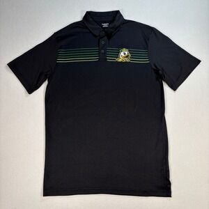 Captivating Oregon Ducks Polo Shirt Men's M Black College Football‎ University